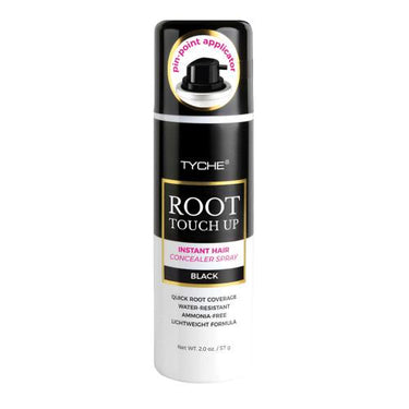 Tyche Root Touch Up Spray – Black – 2.0 oz - ANNS BEAUTY SUPPLY